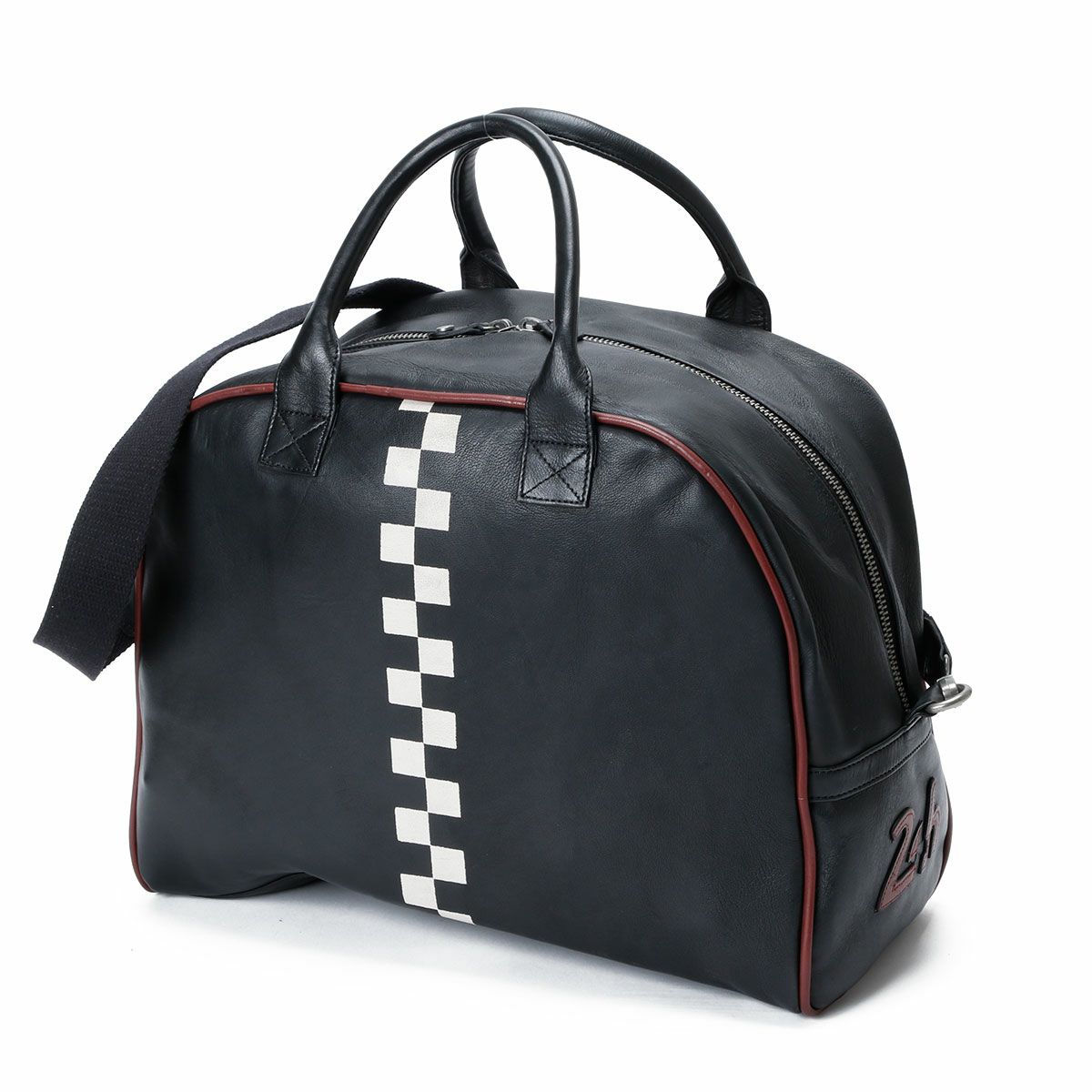 CLASSIC LEGEND MOTORS｜Le Mans 24h MICK ヘルメット レザーバッグ｜ボストンバッグ｜ブラック