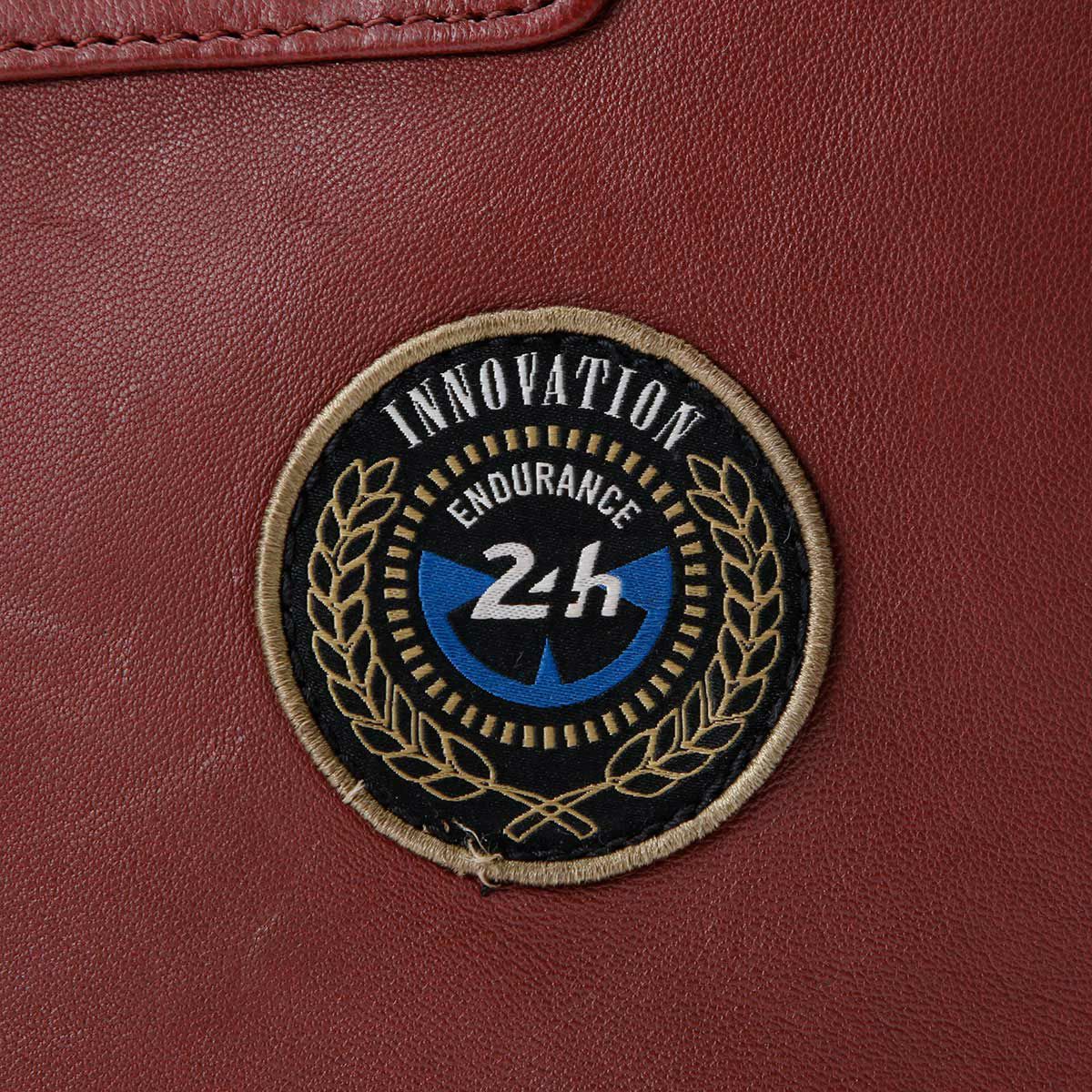 CLASSIC LEGEND MOTORS｜Le Mans 24h MICK ヘルメット レザーバッグ｜ボストンバッグ｜ダークレッド