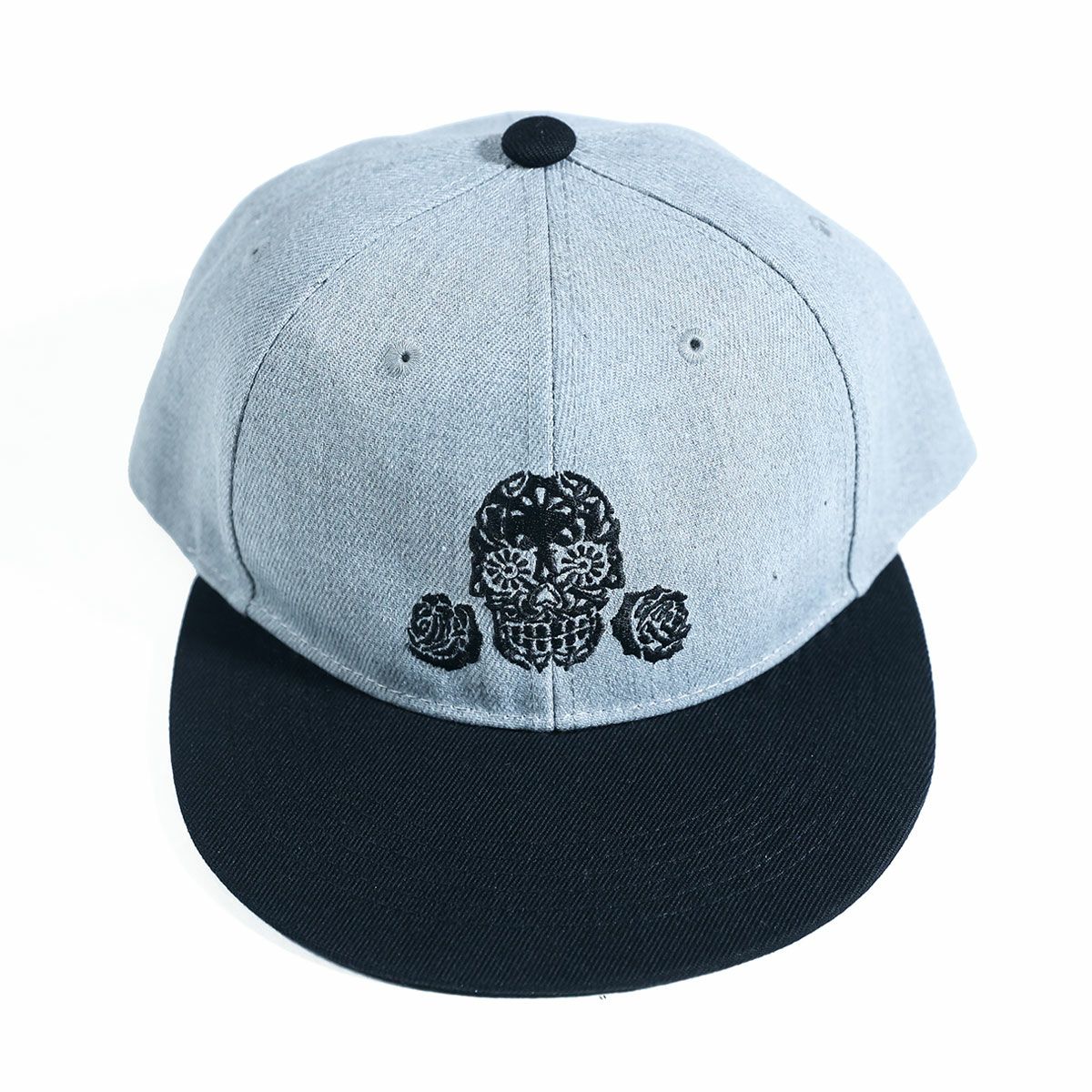 Dark｜スナップバックキャップ｜帽子｜グレー×ブラック