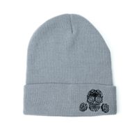 Dark｜ダブルニット｜帽子｜グレー