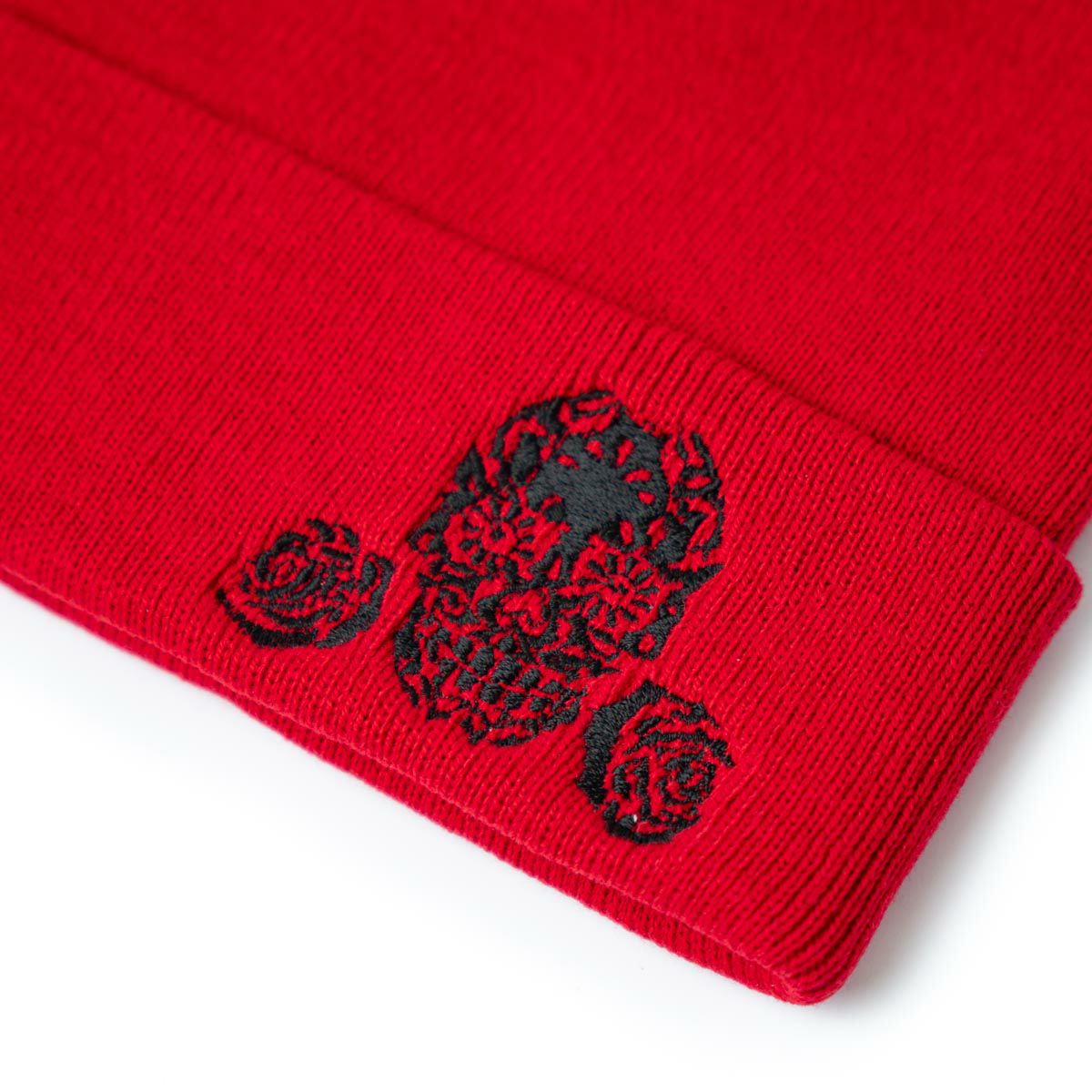 Dark｜ダブルニット｜帽子｜レッド