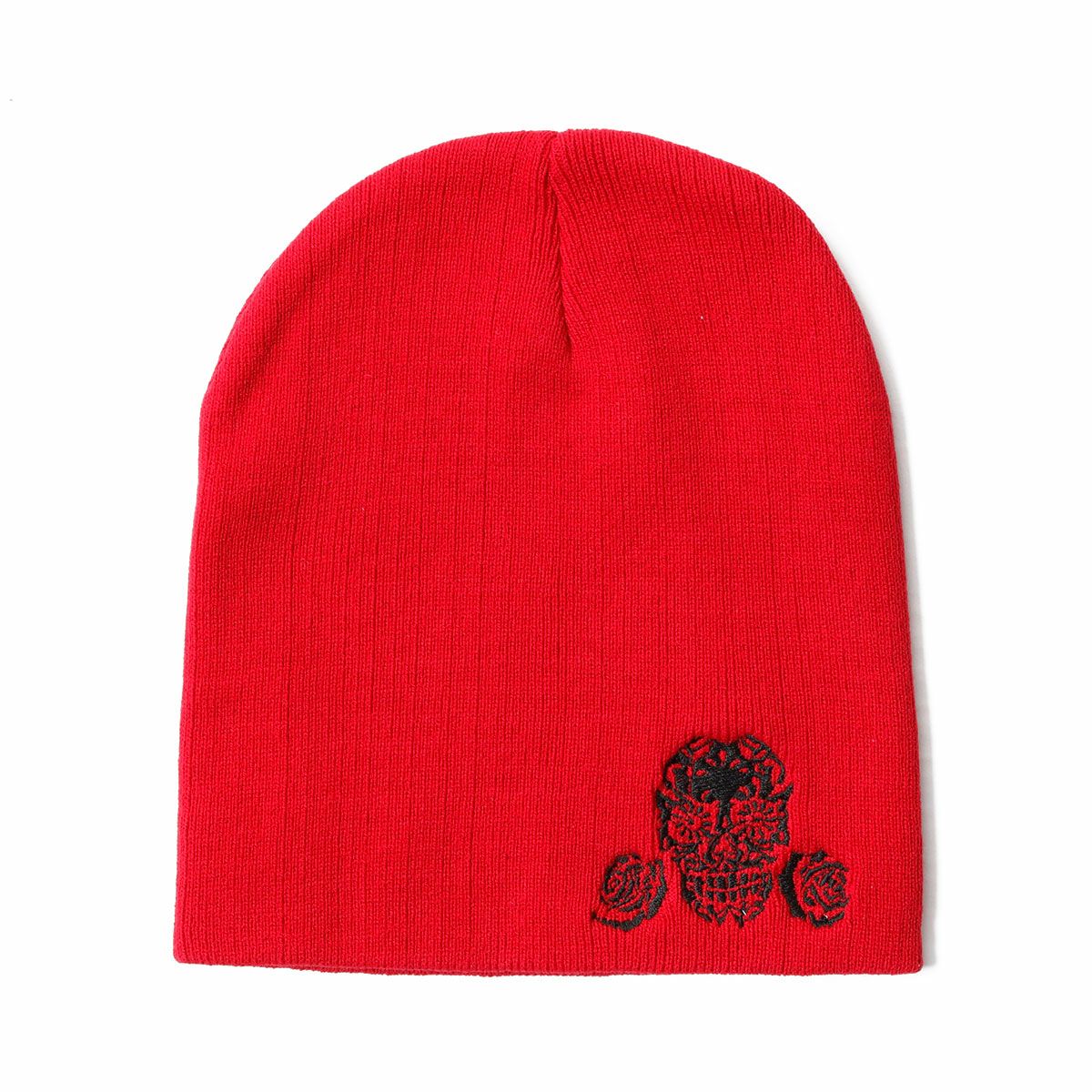 Dark｜シングルニット｜帽子｜レッド