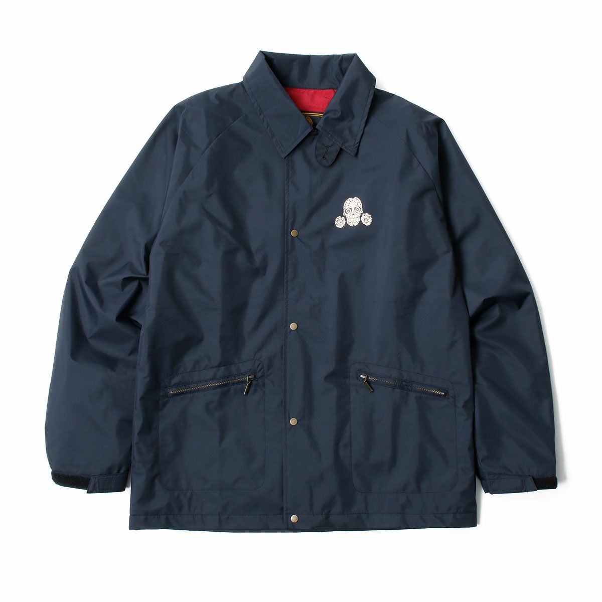 Dark｜防水バイカーコーチジャケット｜ファブリック