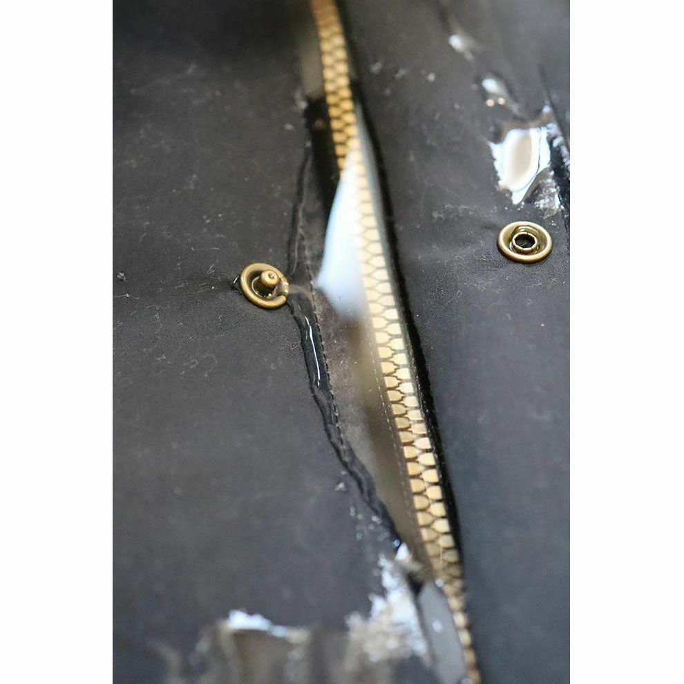 Dark｜防水バイカーコーチジャケット｜ファブリック｜ブラック｜