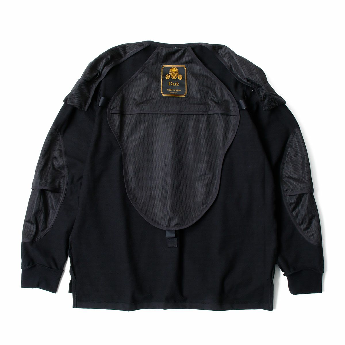 Dark｜CORDURA バイカーロングTシャツ-FY2024｜ロングスリーブ｜ブラック
