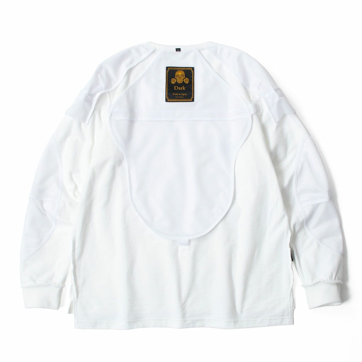 Dark｜CORDURA バイカーロングTシャツ-FY2024｜ロングスリーブ｜ホワイト