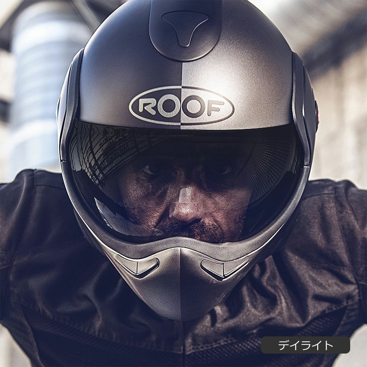 ROOF｜ROOF RO9 シールド｜シールド・ピーク｜デイライト｜モデル着用