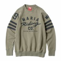 Maria Riding Company｜スペード スウェットシャツ｜アーミーグリーン
