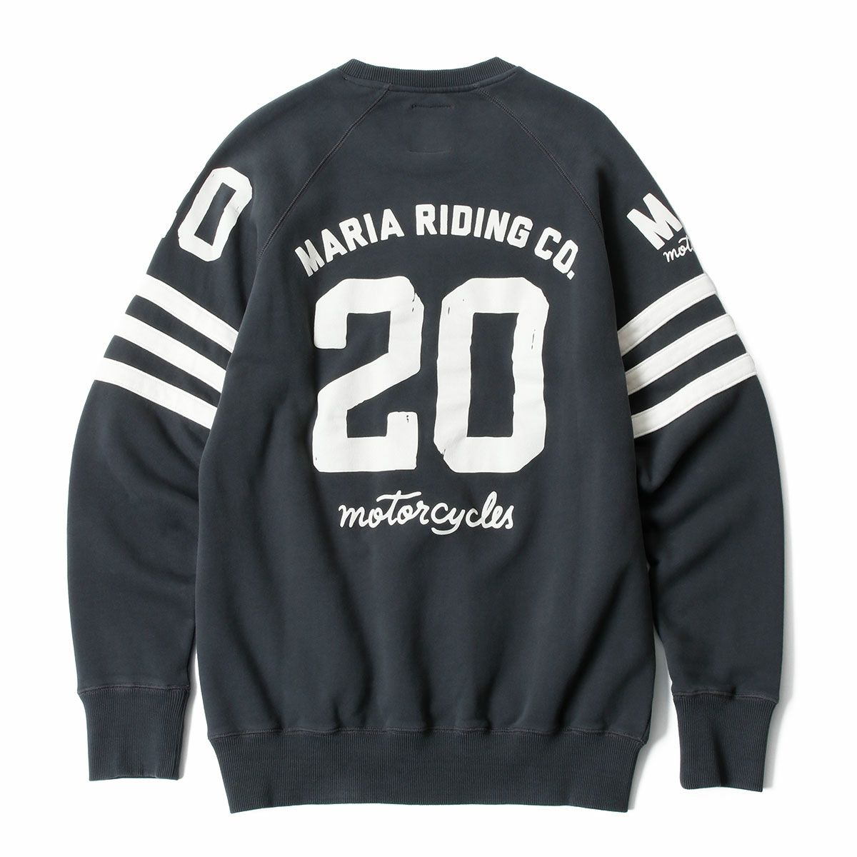 Maria Riding Company｜スペード スウェットシャツ｜ガンパウダーグレー