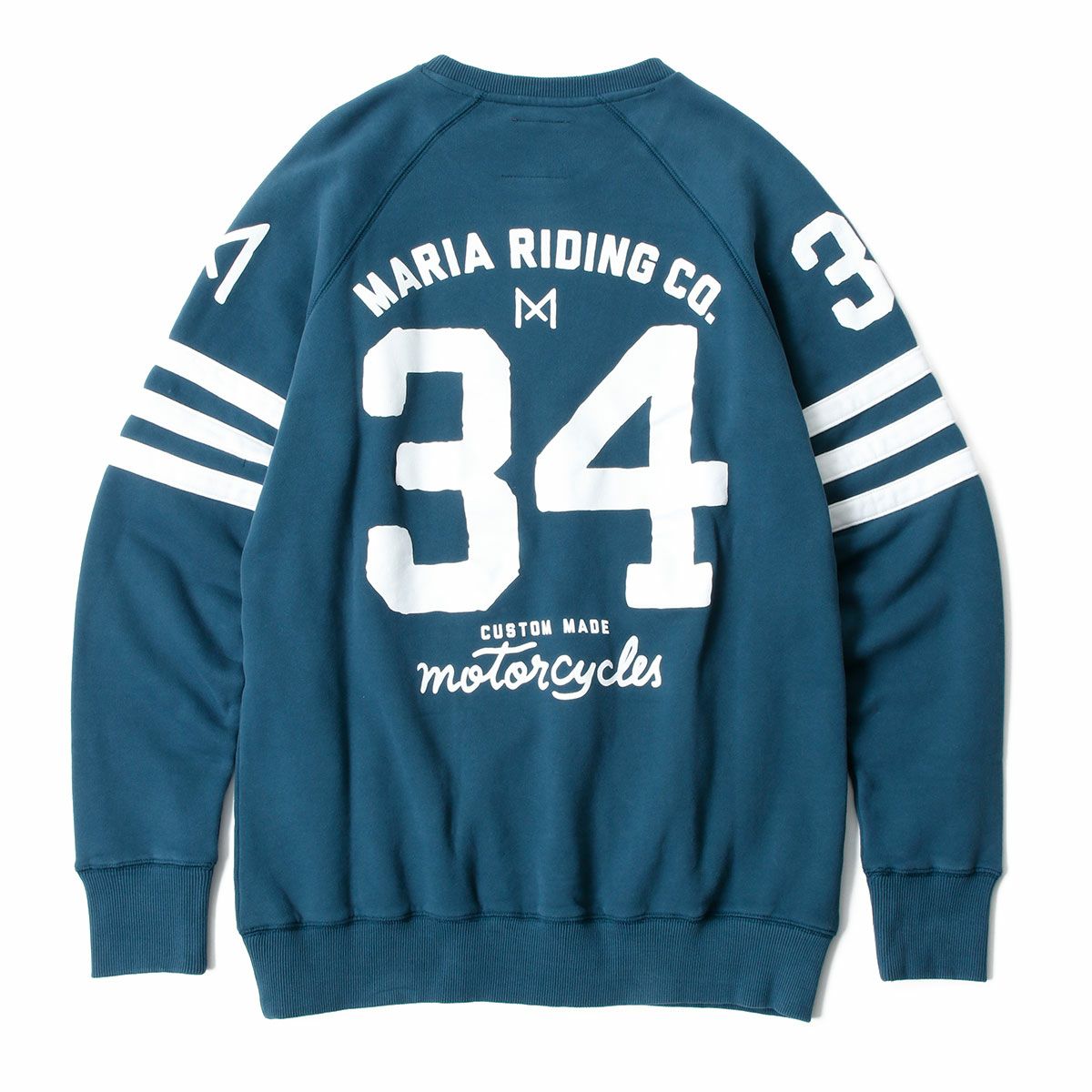 Maria Riding Company｜スペード スウェットシャツ｜ぺトロールブルー