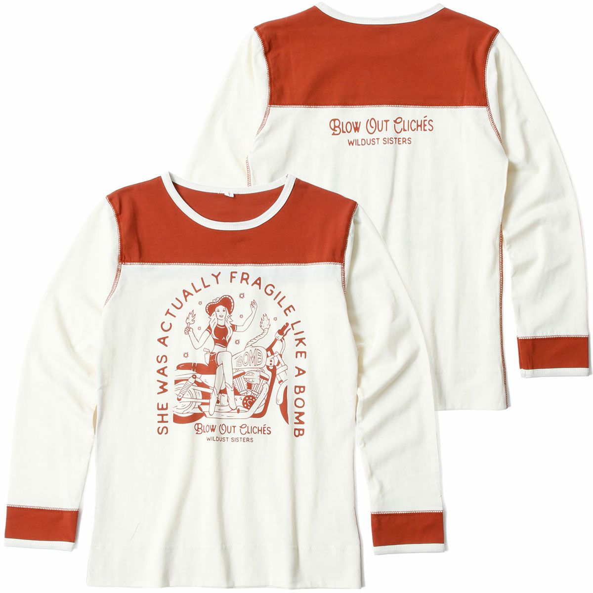 WILDUST｜ウエスタン Tシャツ フラジャイル｜