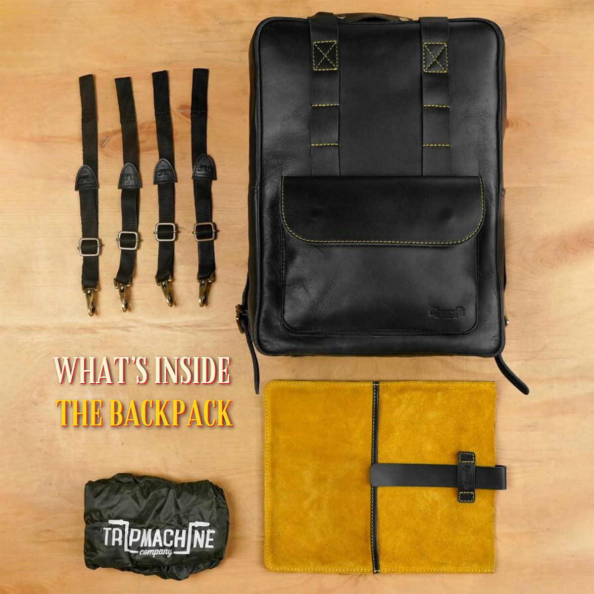 Trip Machine｜イーストウッド バックパック｜ブラック