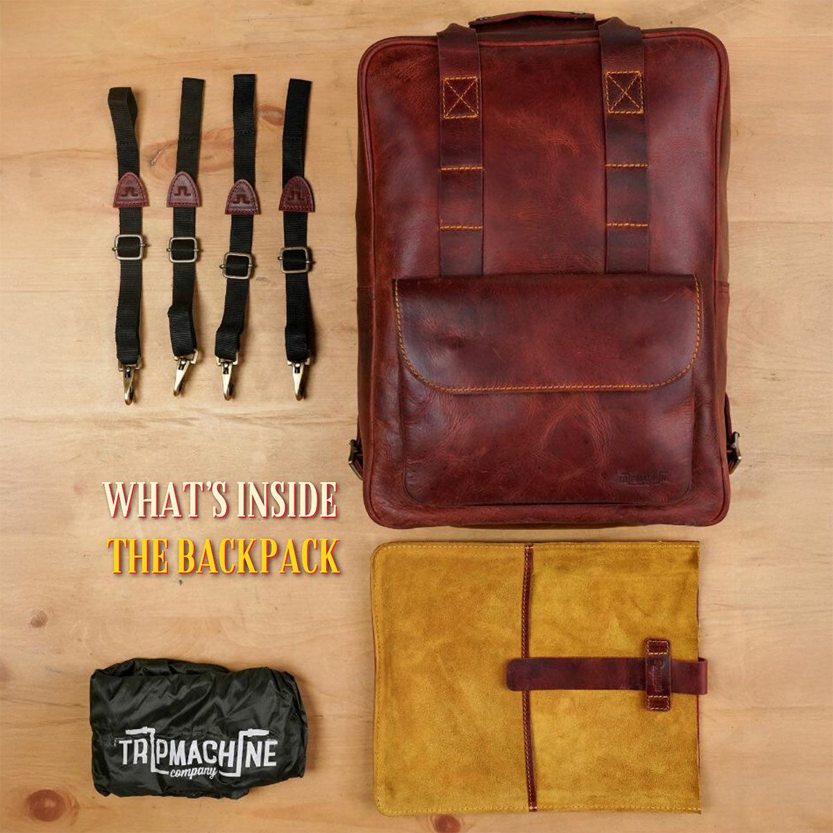 Trip Machine｜イーストウッド バックパック｜チェリーレッド