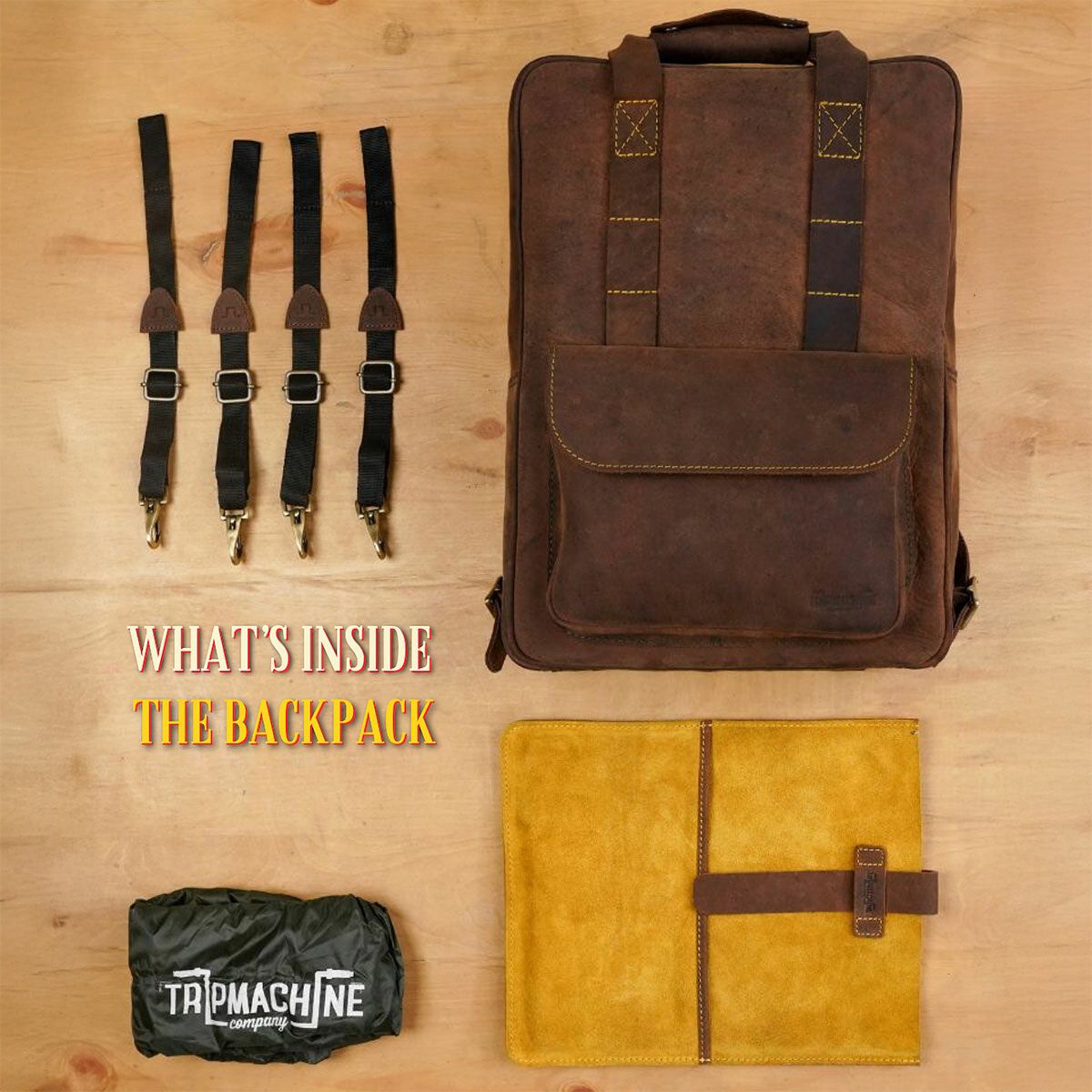 Trip Machine｜イーストウッド バックパック｜タバコブラウン