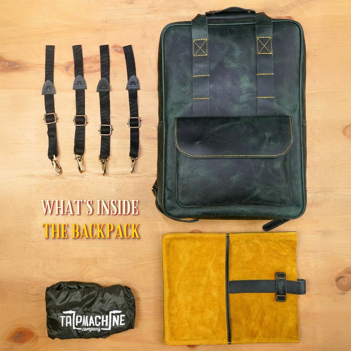 Trip Machine｜イーストウッド バックパック｜フォレストグリーン