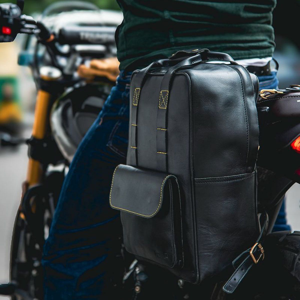 Trip Machine｜イーストウッド バックパック｜ブラック｜使用イメージ