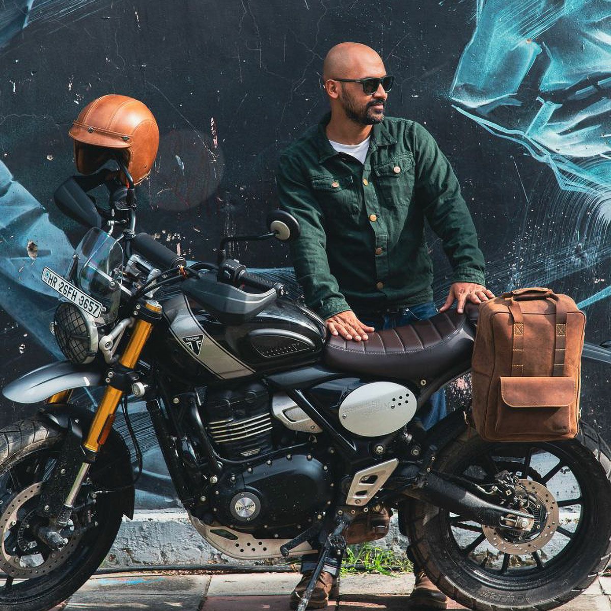 Trip Machine｜イーストウッド バックパック｜タバコブラウン｜使用イメージ