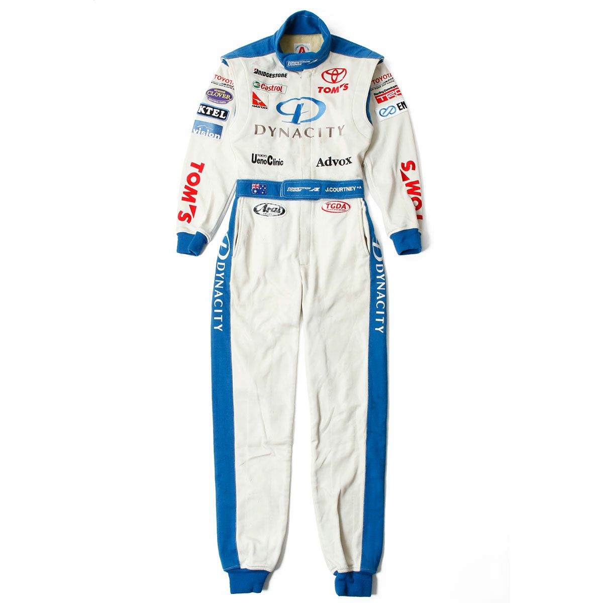TOM’S｜2005年 SUPER GT ジェームス・コートニー選手着用 レーシングスーツ｜アウター