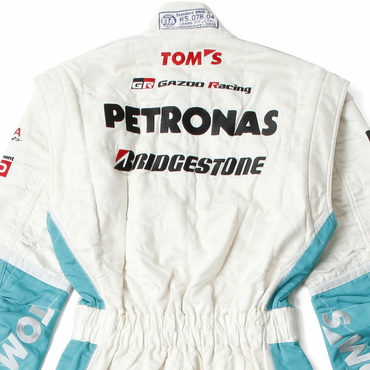 TOM’S｜2010年 フォーミュラ ニッポン 大嶋和也選手着用 レーシングスーツ｜アウター