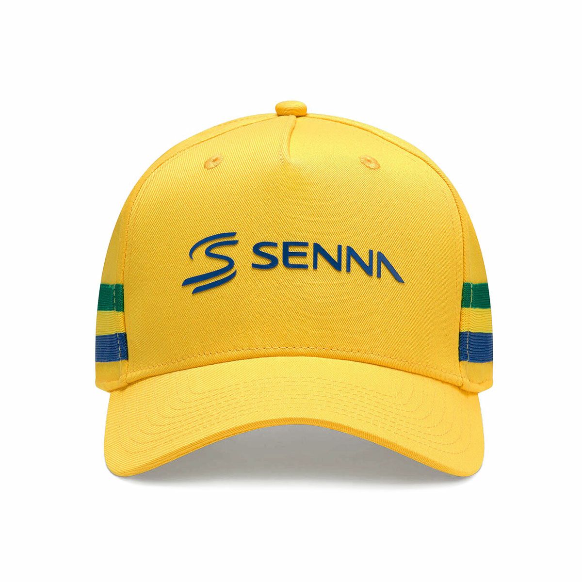 AyrtonSenna｜アイルトン・セナ ストライプ キャップ｜帽子｜イエロー