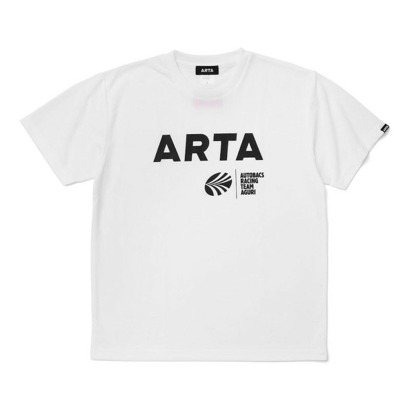 ARTA｜ARTA ＆ AUTOBACS ロゴ ドライ Tシャツ｜ホワイト