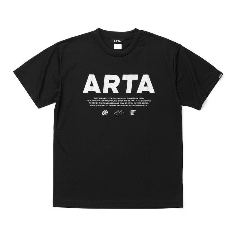 ARTA｜ARTA ＆ STATEMENT ロゴ ドライ Tシャツ｜ブラック