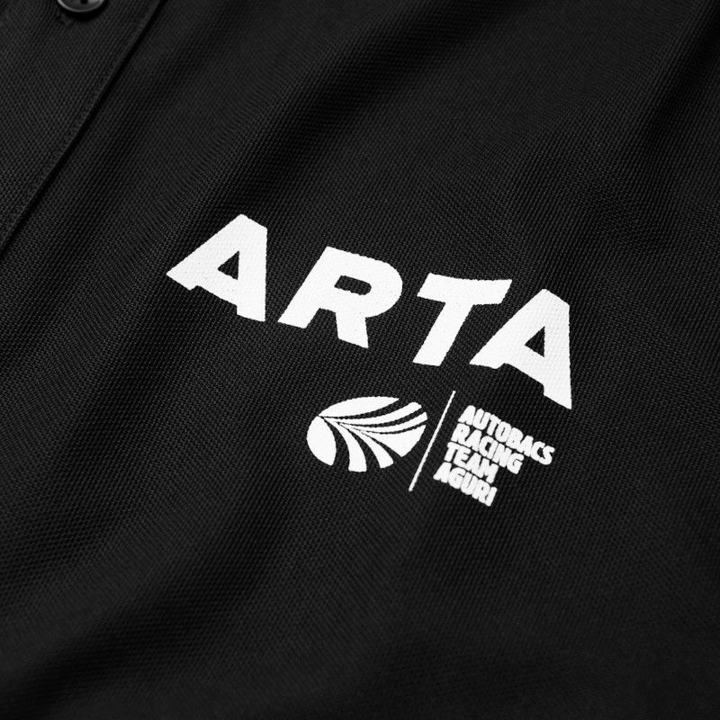 ARTA｜ARTA ＆ AUTOBACS ロゴ ドライ ポロシャツ｜ブラック