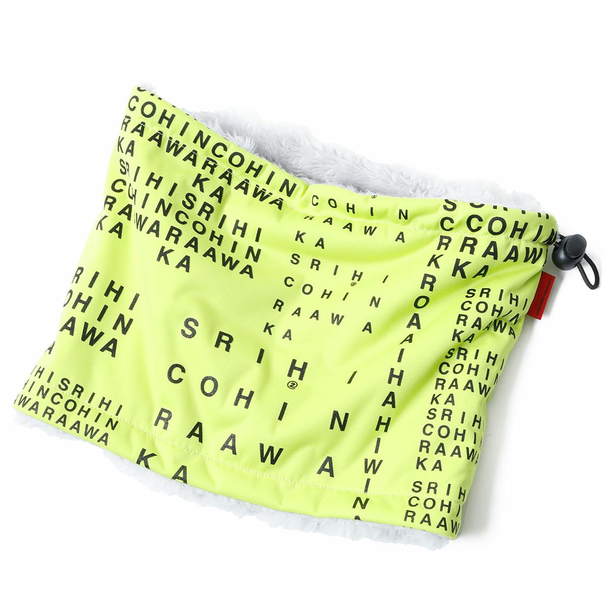 SHINICHIRO ARAKAWA｜タブレット24｜ネックカバー｜ライムイエロー