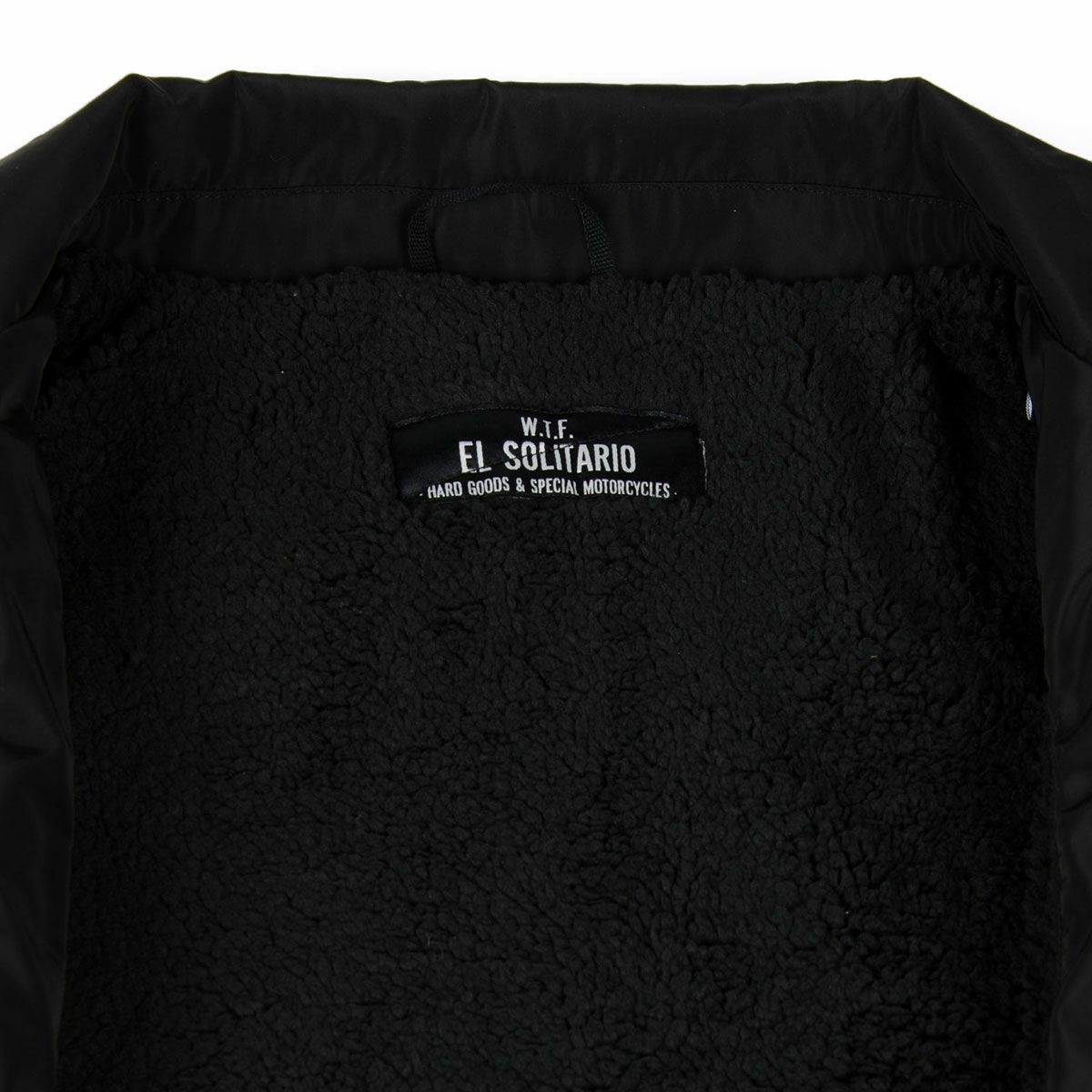 El Solitario｜ロボ シェルパ ジャケット｜ファブリック｜ブラック
