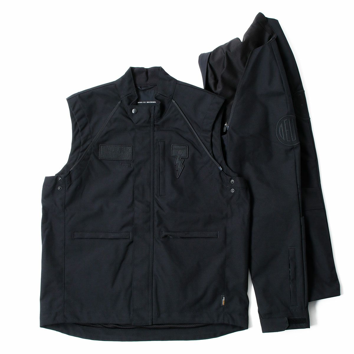 Deus Ex Machina｜オフロード コーデュラ ジャケット｜ファブリック｜ブラック