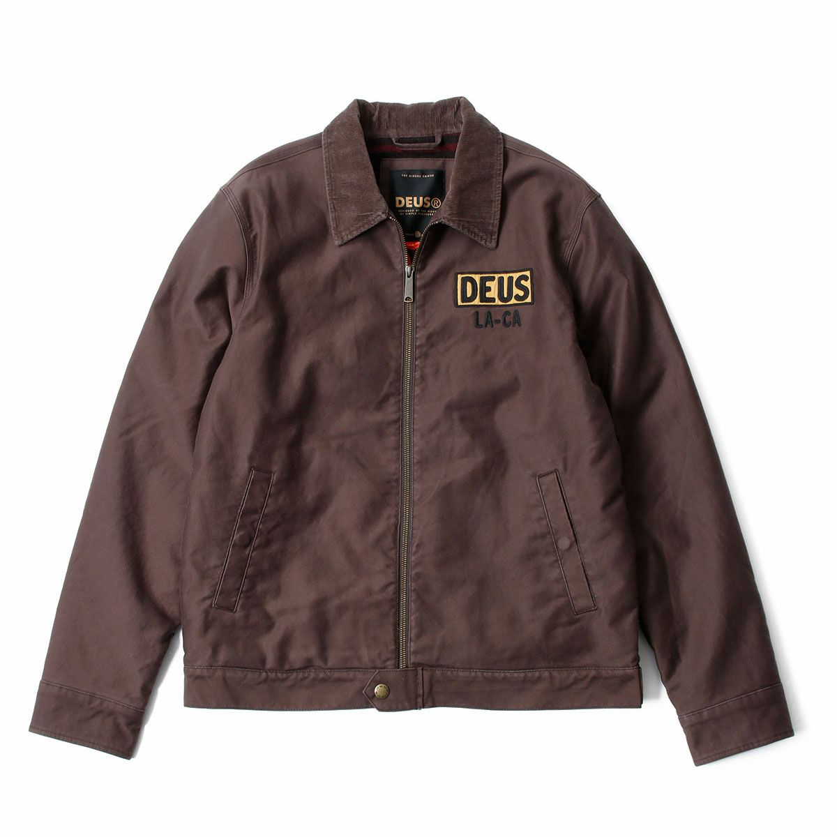Deus Ex Machina｜スーパー スティシャス ジャケット｜ファブリック｜チョコブラウン