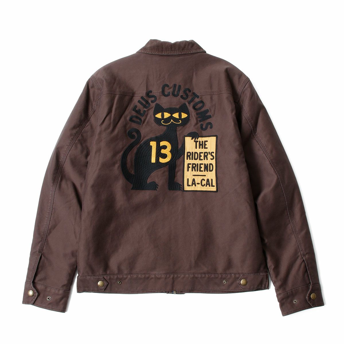 Deus Ex Machina｜スーパー スティシャス ジャケット｜ファブリック｜チョコブラウン