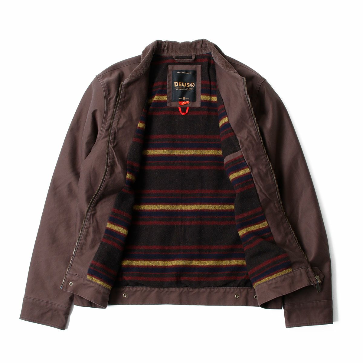 Deus Ex Machina｜スーパー スティシャス ジャケット｜ファブリック｜チョコブラウン