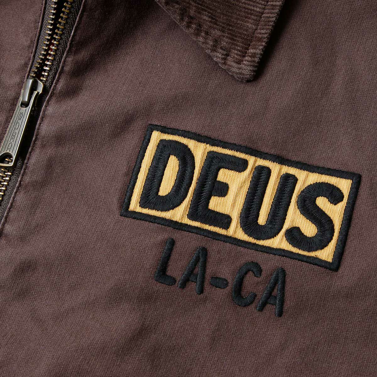 Deus Ex Machina｜スーパー スティシャス ジャケット｜ファブリック｜チョコブラウン