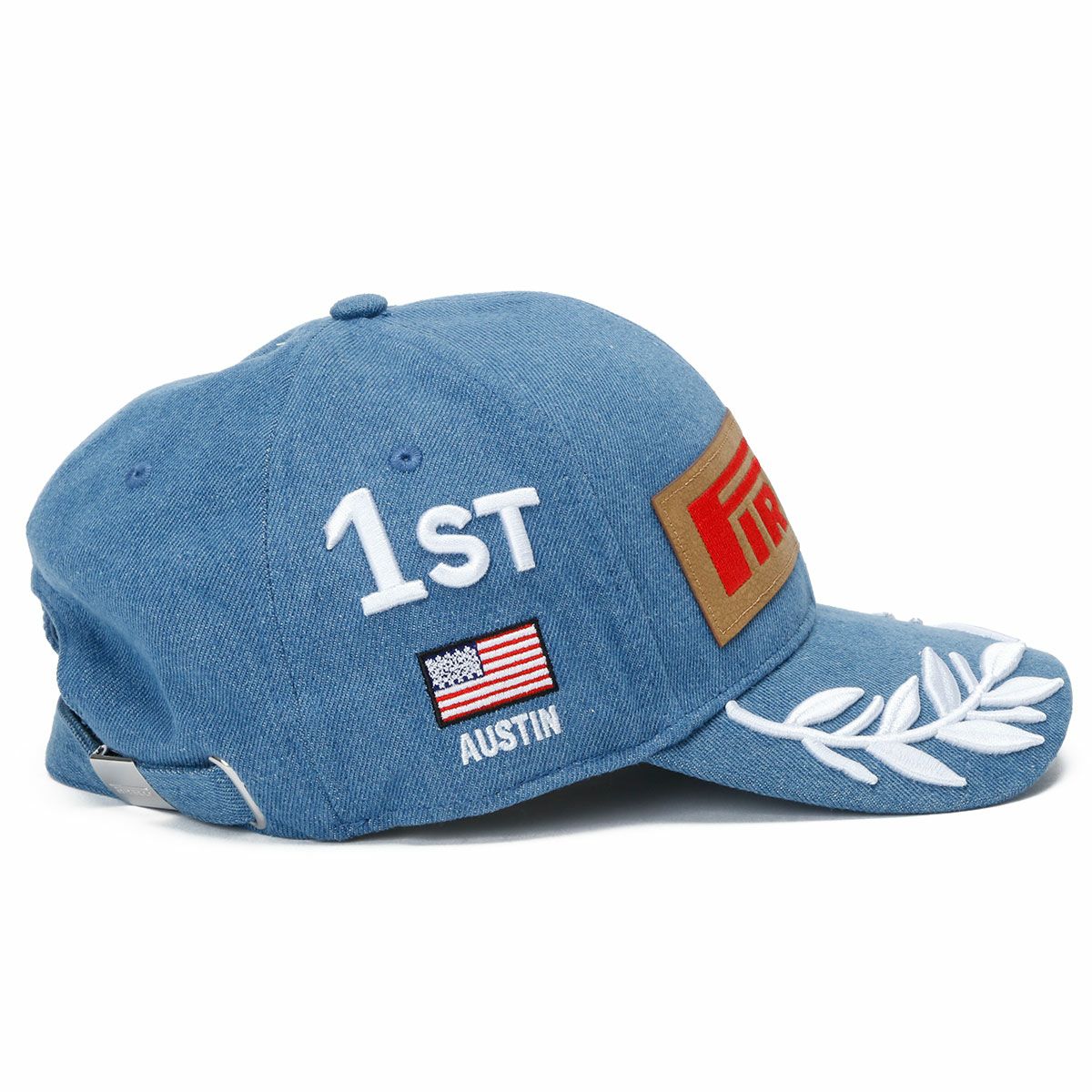 PIRELLI｜ピレリ F1 2024 アメリカGP ポディウムキャップ｜帽子｜デニムブルー