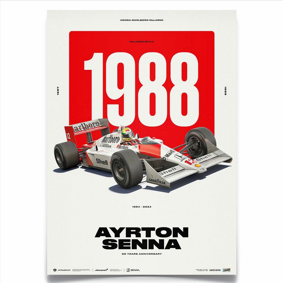 アイルトン・セナ マクラーレン MP4/4 30 YEARS OF LEGACY リミテッド