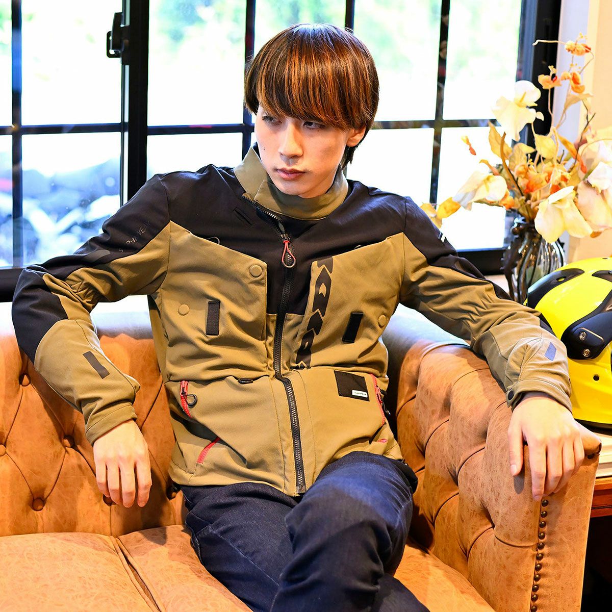 SPIDI｜フロンティア ジャケット｜ファブリック｜ミリタリー｜モデル着用