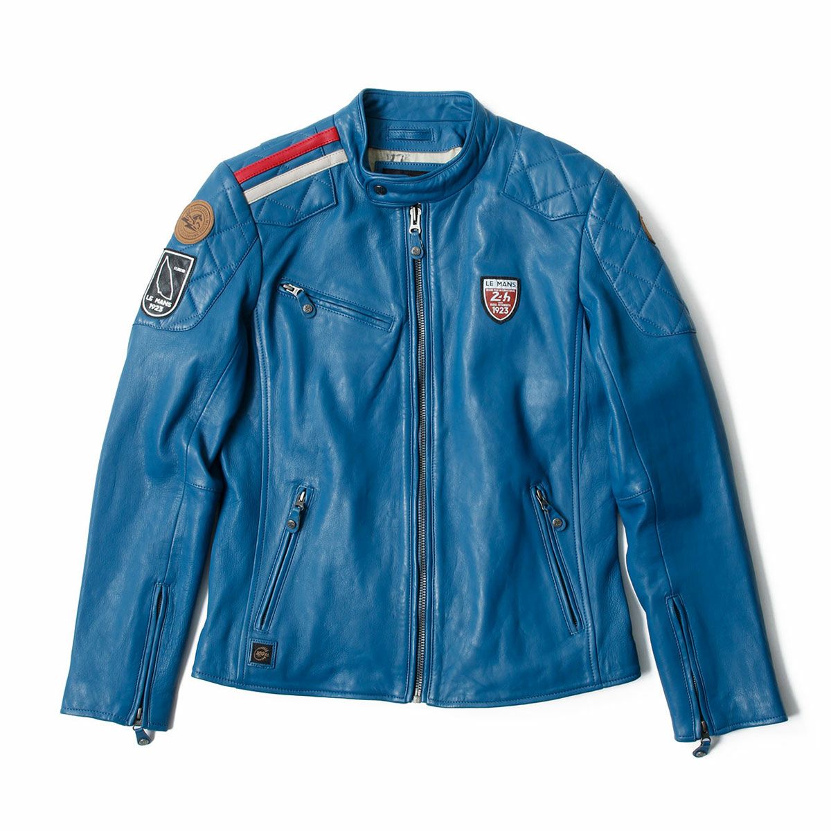 CLASSIC LEGEND MOTORS｜ル・マン 24時間レース 1923 Duff レザー ジャケット｜アウター｜オーシャンブルー
