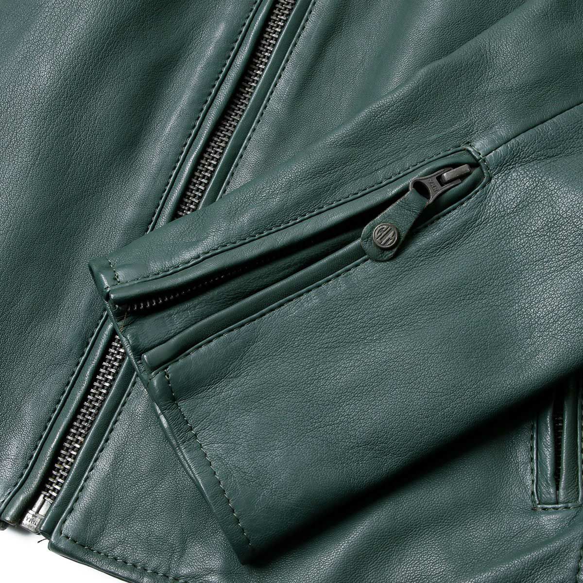 CLASSIC LEGEND MOTORS｜ル・マン 24時間レース 1923 Duff レザー ジャケット｜アウター｜グリーン