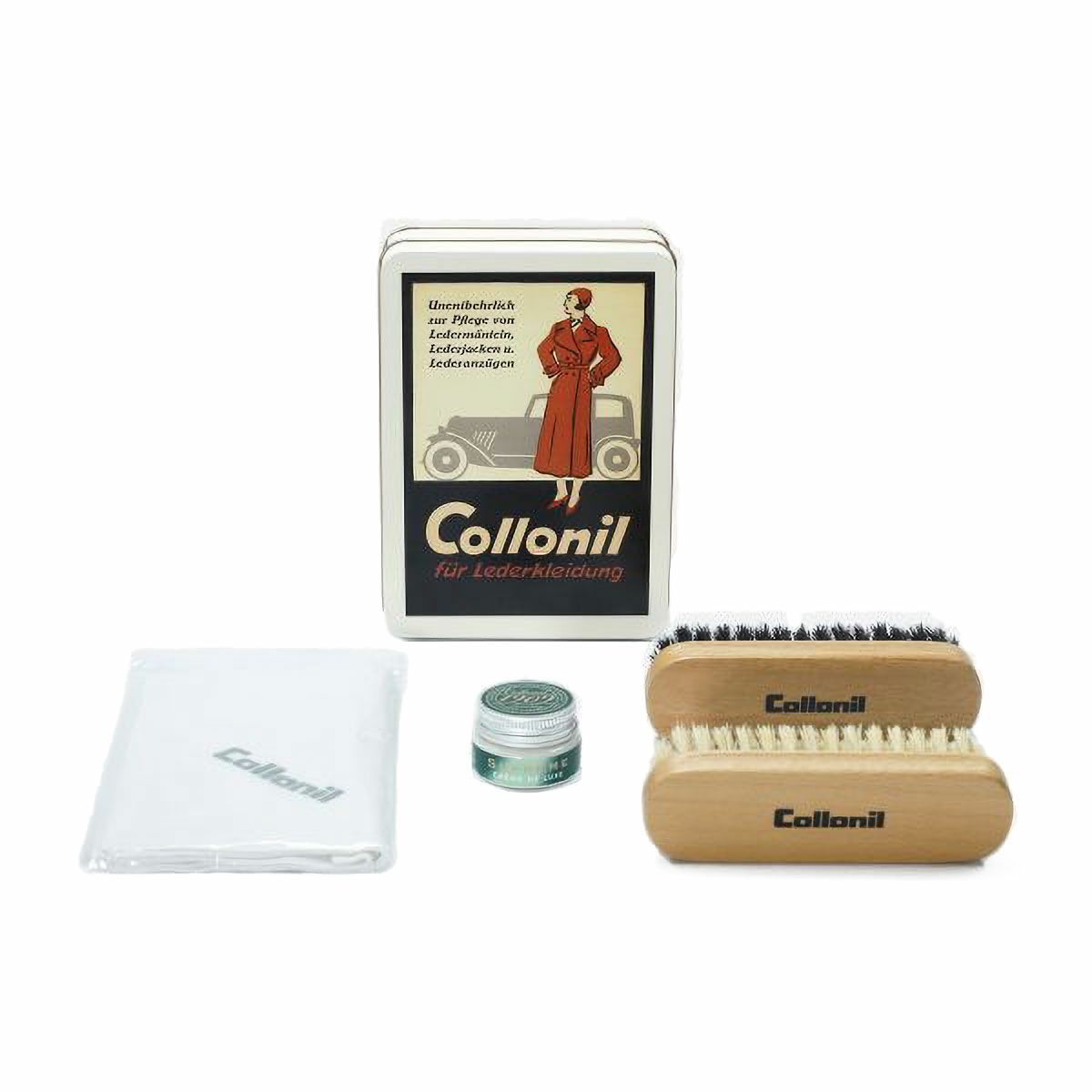 Collonil｜1909レザーケアセットレトロ缶｜レザーケア