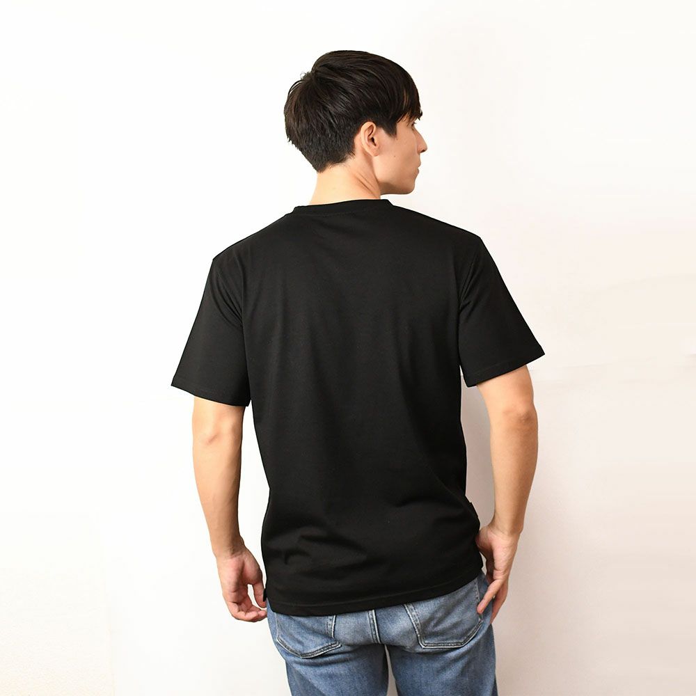 WRC｜WRCTシャツ サークル｜ブラック｜モデル着用