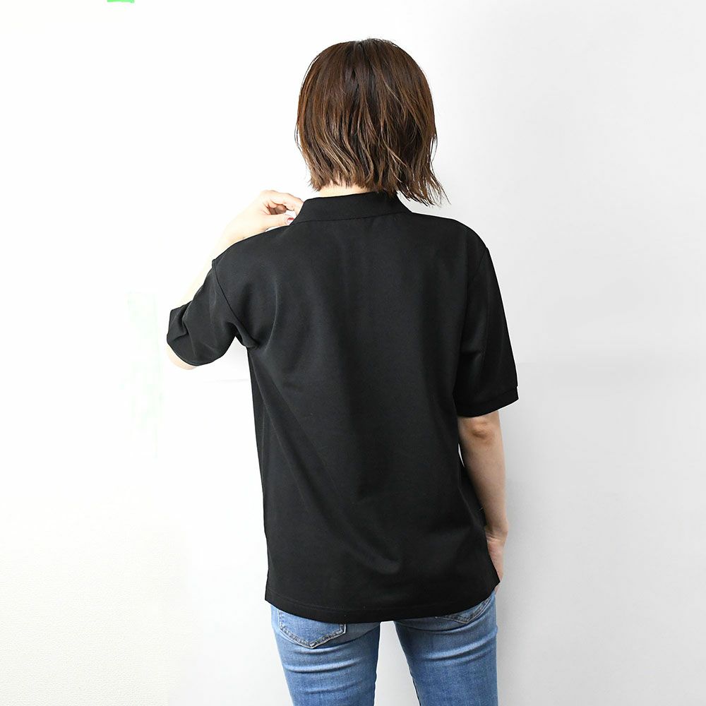 WRC｜WRCポロシャツ｜ブラック｜モデル着用