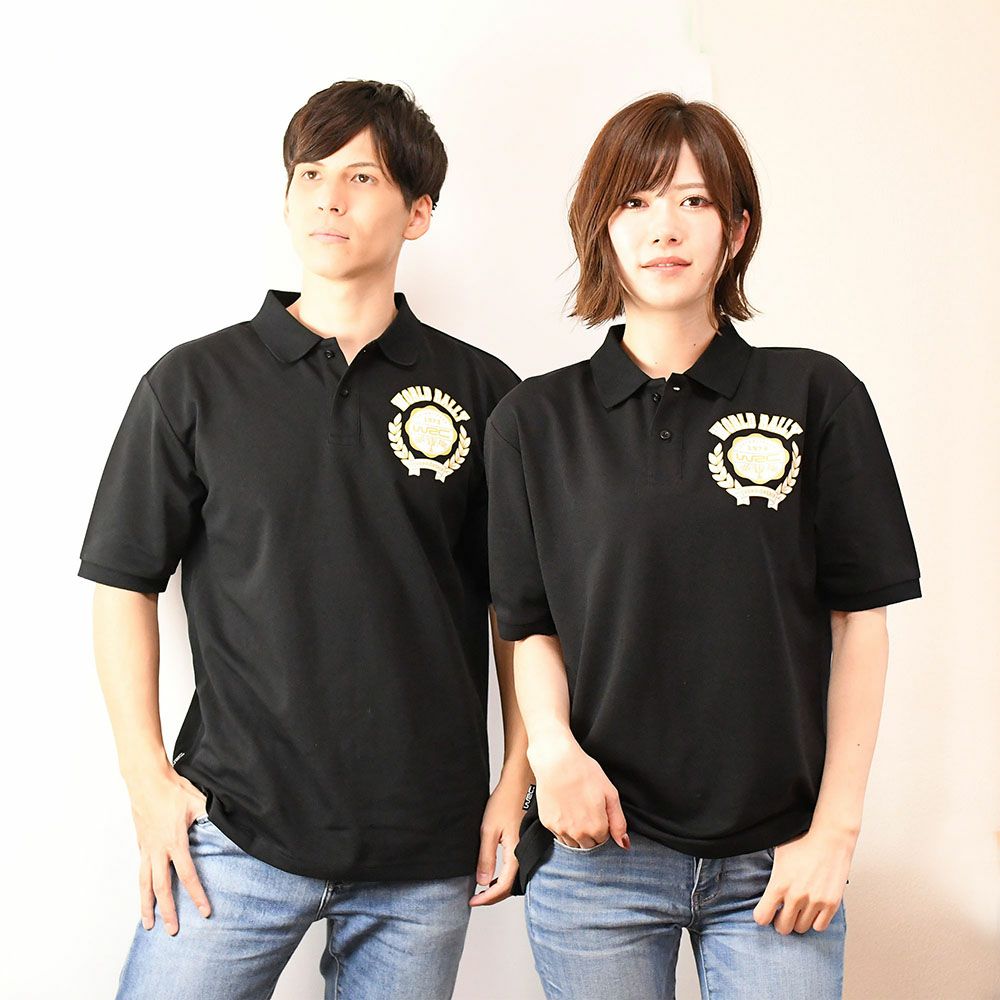 WRC｜WRCポロシャツ｜ブラック｜モデル着用