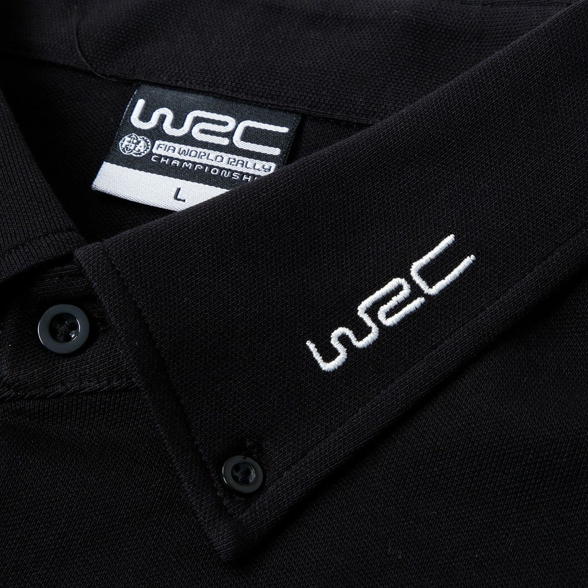 WRC｜WRCカットポロシャツ｜ブラック