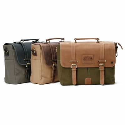 Goldtop｜キャンバスレザー メッセンジャーバッグ｜ショルダー