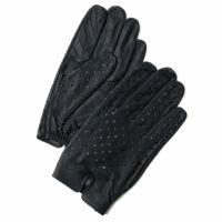 AUTODROMO｜パーフォレーテッド レザー ドライビング グローブ｜ロング｜ブラック