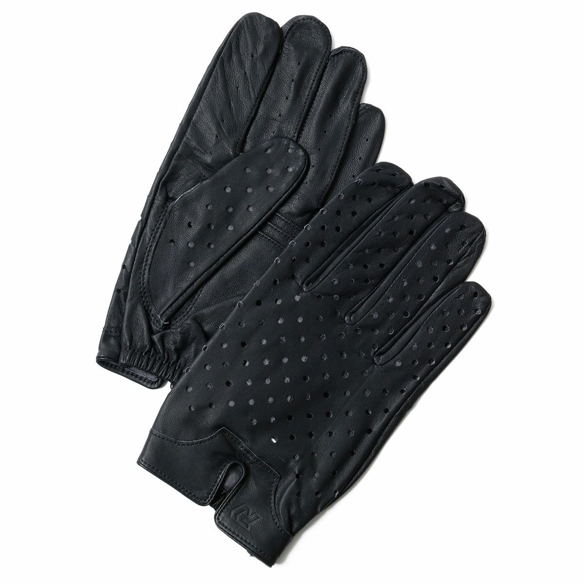 AUTODROMO｜パーフォレーテッド レザー ドライビング グローブ｜ロング｜ブラック