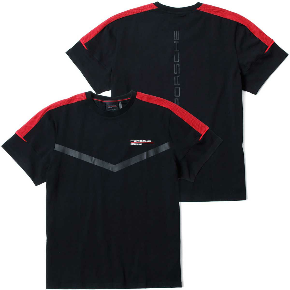 PORSCHE｜ポルシェ モータースポーツ FW スモール ロゴ Tシャツ｜