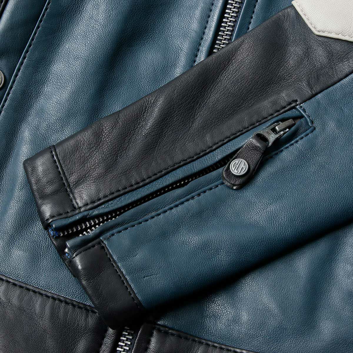 CLASSIC LEGEND MOTORS｜ル・マン 24時間レース STACIE レディース レザー ジャケット｜アウター｜ロイヤルブルー