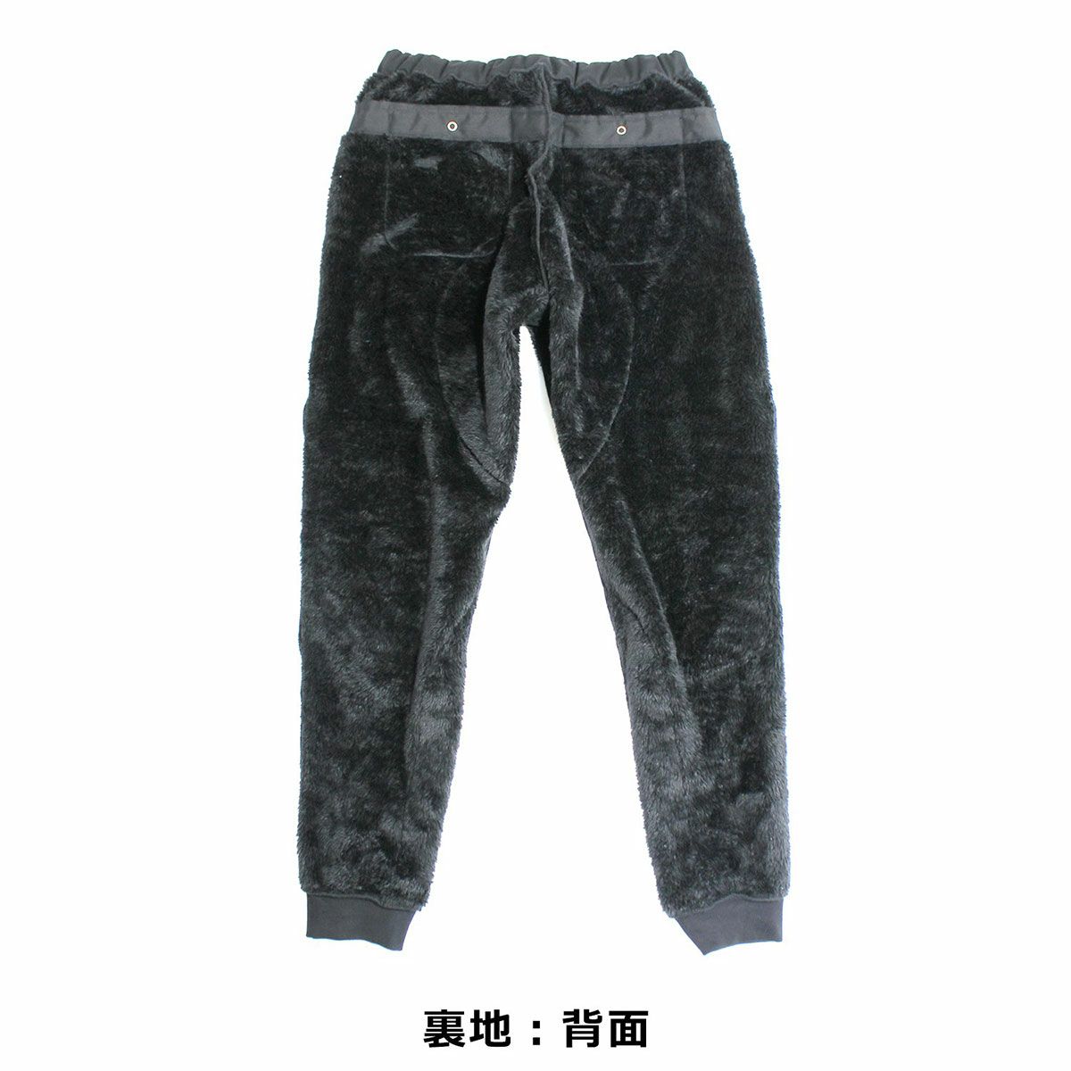 56design｜ライディング ボア スウェット パンツ｜その他パンツ｜ブラック